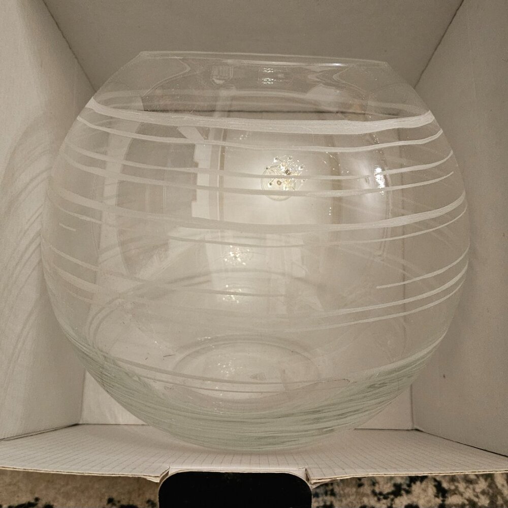 NEW Box Orrefors 6101204 Graphic Round Vase Bowl, Medium - Picture 7 of 12